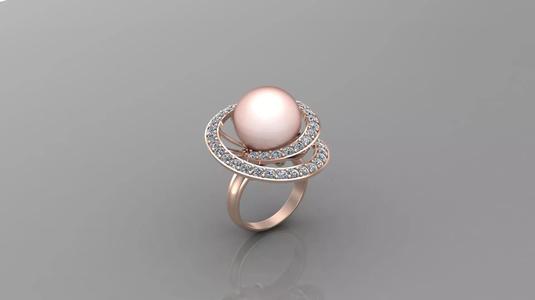 Solitare Ring 3DM STL Ready Print RG 23