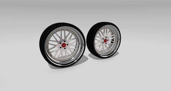 BBS LM Staggered wheelset