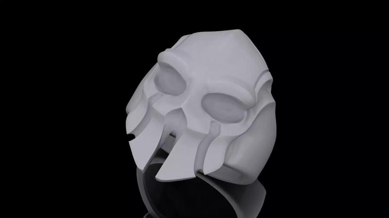 spartan helmet ring