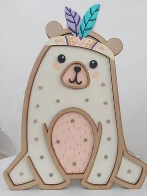 Children's Led Lamp / Teddy Bear lamp / Nordic Bear bedside table lamp