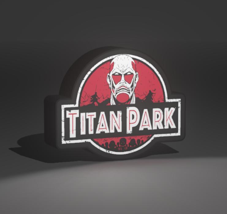 Attack on titan lightbox / ataque a los titanes caja de luz