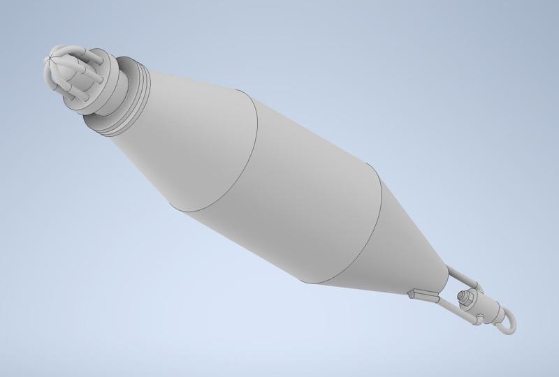 Grapple light buoy Grapple buoy DKM German Kriegsmarine minesweeper 1:25