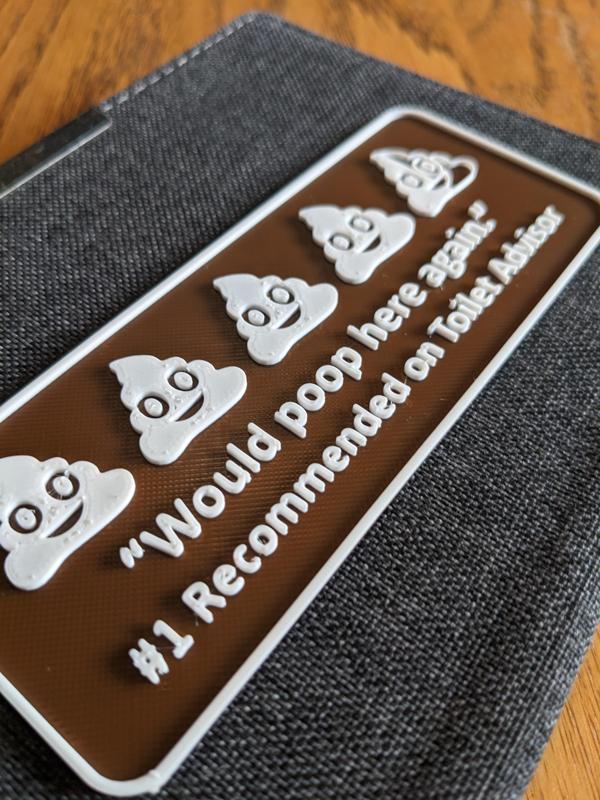 Remix of "Would Poop Here Again" (Emoji Edition)