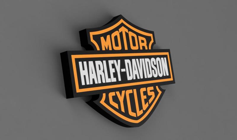 Harley davidson sign
