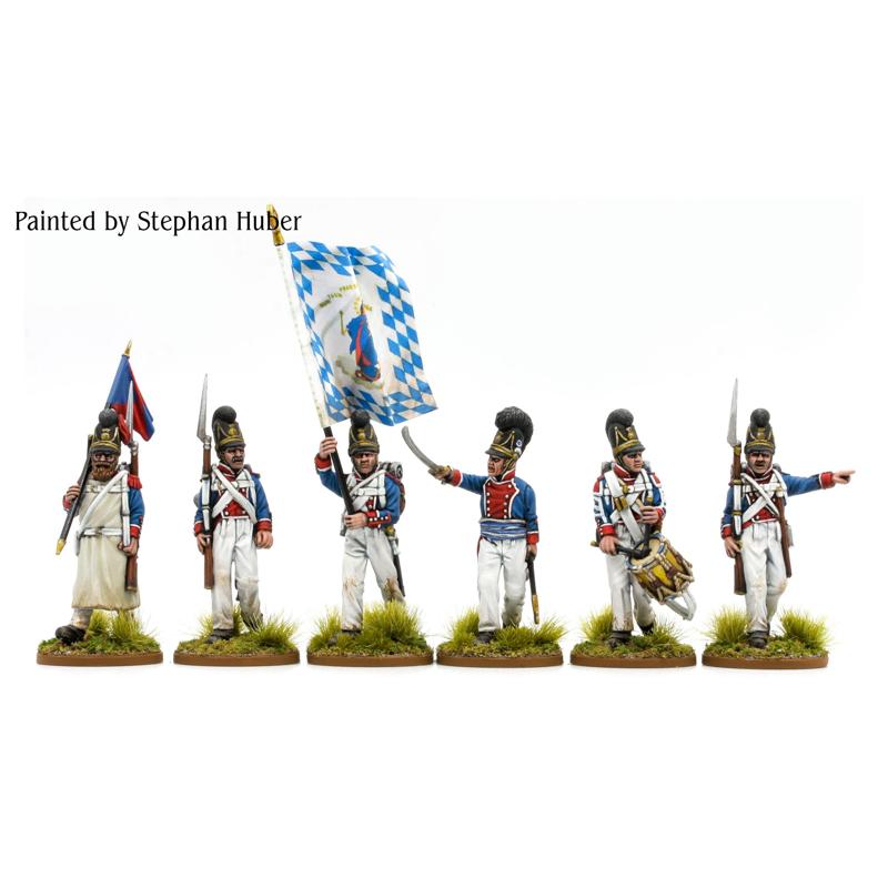 Napoleonic Bavarian Line Infantry Command
