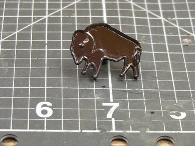 Buffalo Enamel pin