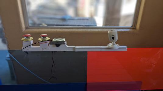 Modular 3D printer/CNC case connector for acrylic panel