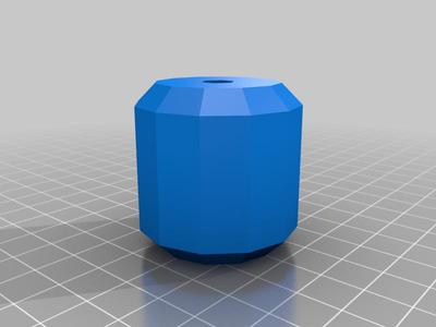 Handle for hex mounted bit with T bar slot