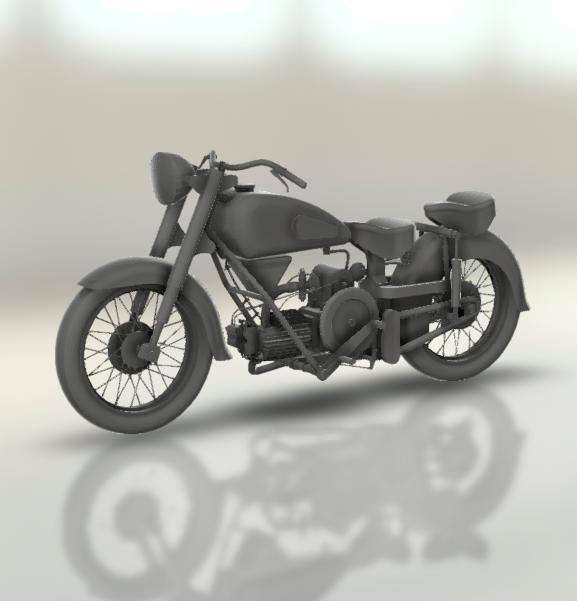 Moto Guzzi Airone Turismo 1947.