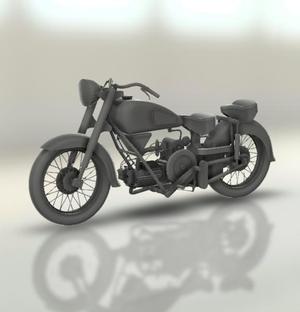 Moto Guzzi Airone Turismo 1947.