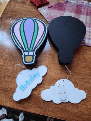 Customizable Hot Air Balloon Lamp/Night Light