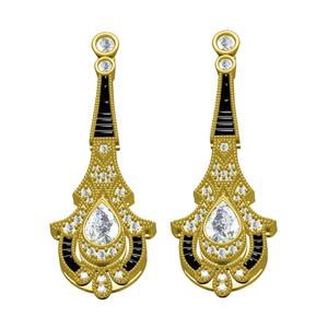 Antique Long Cocktail Earring