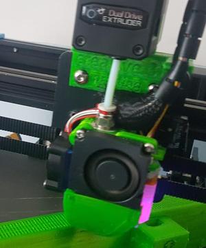 ender 6 duel drive mount and v6 mod with bl touch