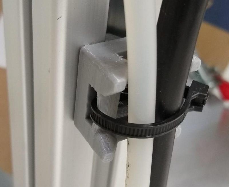 Zip Tie Clamps for 8020 Extrusion
