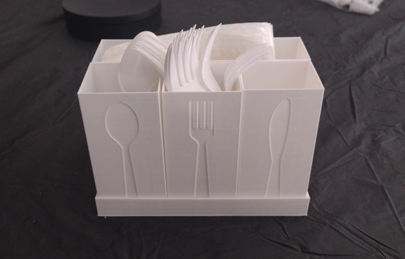 Modular Holder For Napkin Spoon Fork and Knife