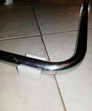 Chair Saddle Skid Clip in Foot/Feet For Tubular Rail