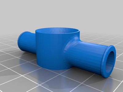 2Way tube connector with lock