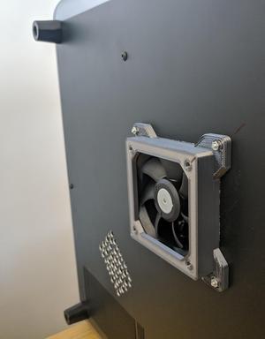 Creality Sermoon D1 8025 stepper driver fan mount