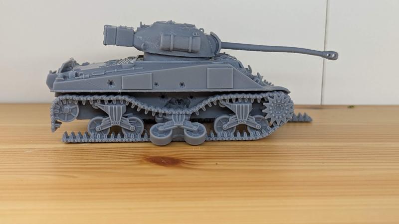 Destroyed Sherman Firefly VC (UK, WW2)