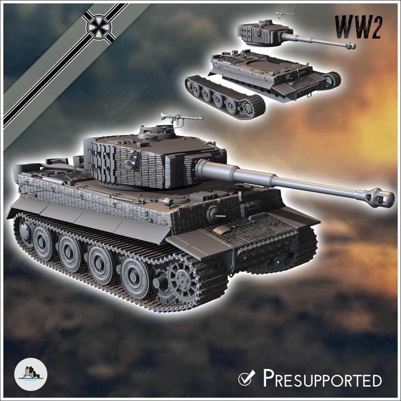 Panzer VI Tiger Ausf. E 1944 (late) - Germany Eastern Western Front Normandy Stalingrad Berlin Bulge WWII