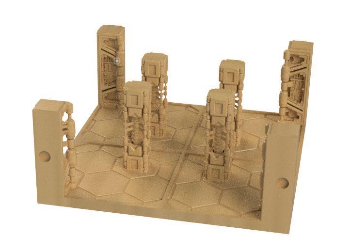 Not Borg Cube - 4-way Corridor