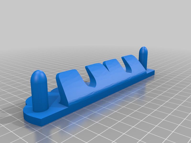 Double Razor Holder + Knobs