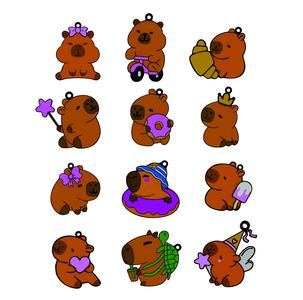 Capybara Capybara Keychain Pack - Capybara Keychain Pack
