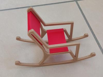 Barbie rocking chair