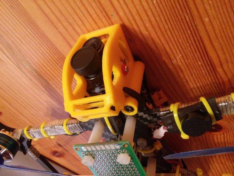 Runcam Hybrid Camera Mount to TheBat frame including Fusion360 file