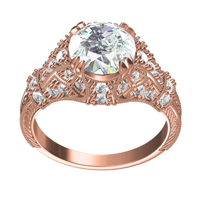 Beautiful Art Deco Engagement Ring for Women