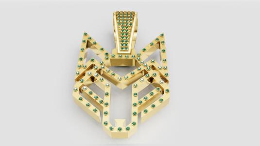 Panther Pendant 3D printable model