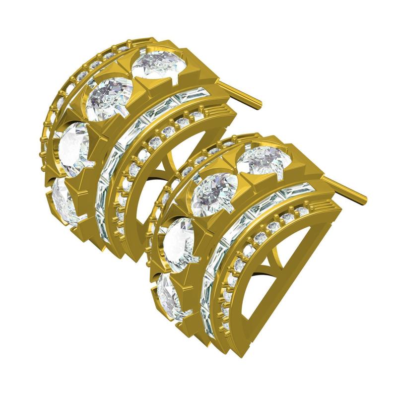 Antique Art Deco Diamond Earring