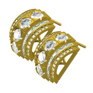 Antique Art Deco Diamond Earring