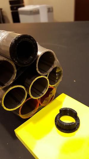 1" OD x 0.87" ID x 0.065" Plug With Opening