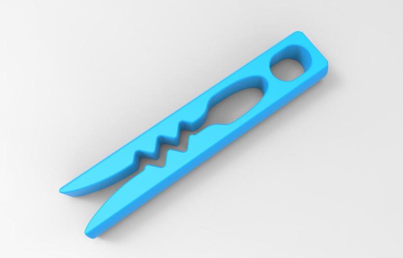 Springless Clothespin