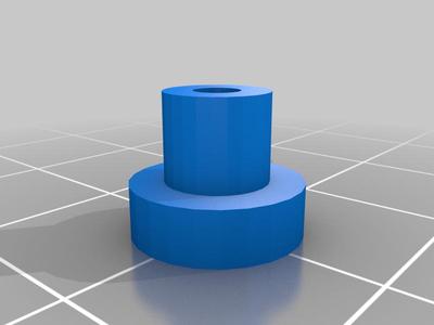 lock nut 17mm hex x 4mm shaft