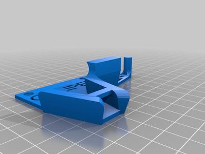 Caliper holder with screwholes