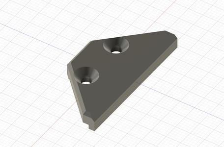 Clamp countersunk