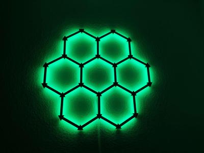 WLED Hexagon Wall Lamp