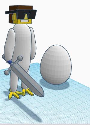 chicken man and bob the egg