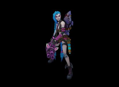 Jinx League of Legends 3D print model