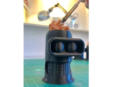 Bender Soldring Iron Brass Wool Holder