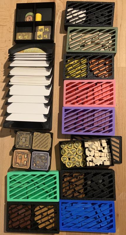 Agricola Board Game Insert 5 Player Wooden Animals 2007 / 2008 Edition