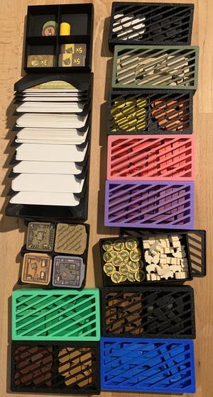 Agricola Board Game Insert 5 Player Wooden Animals 2007 / 2008 Edition