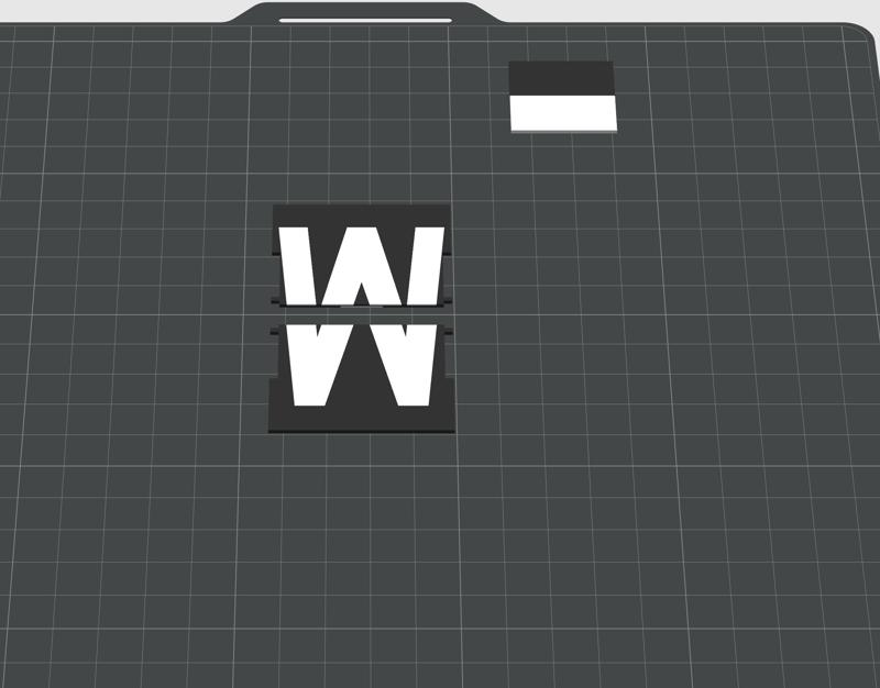 Larger height "W" flaps by PWFK- .3mf Combined File