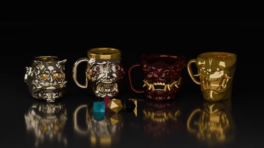 Yocai Oni AMS Mugs