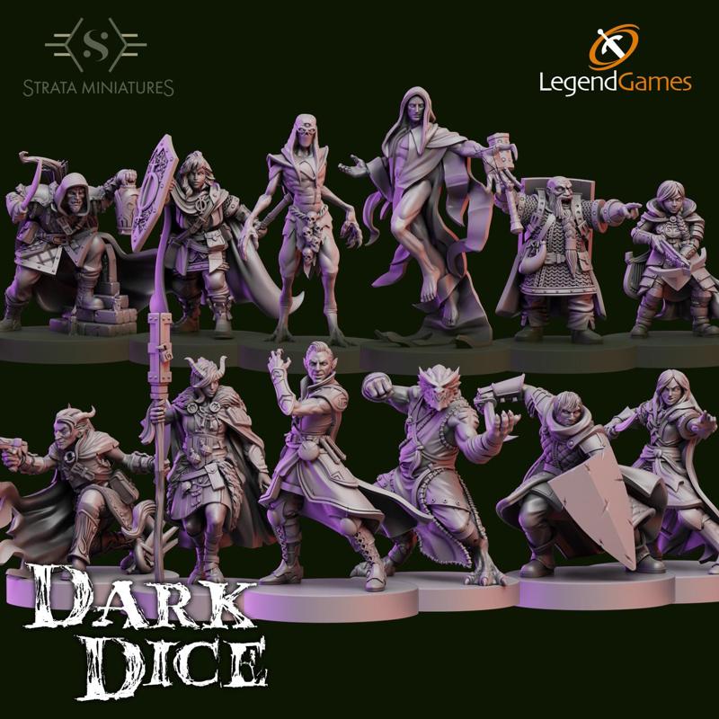 Dark Dice Miniatures - Season 1 and 2 Complete Set from Strata Miniatures
