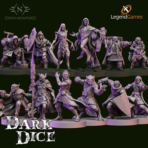 Dark Dice Miniatures - Season 1 and 2 Complete Set from Strata Miniatures