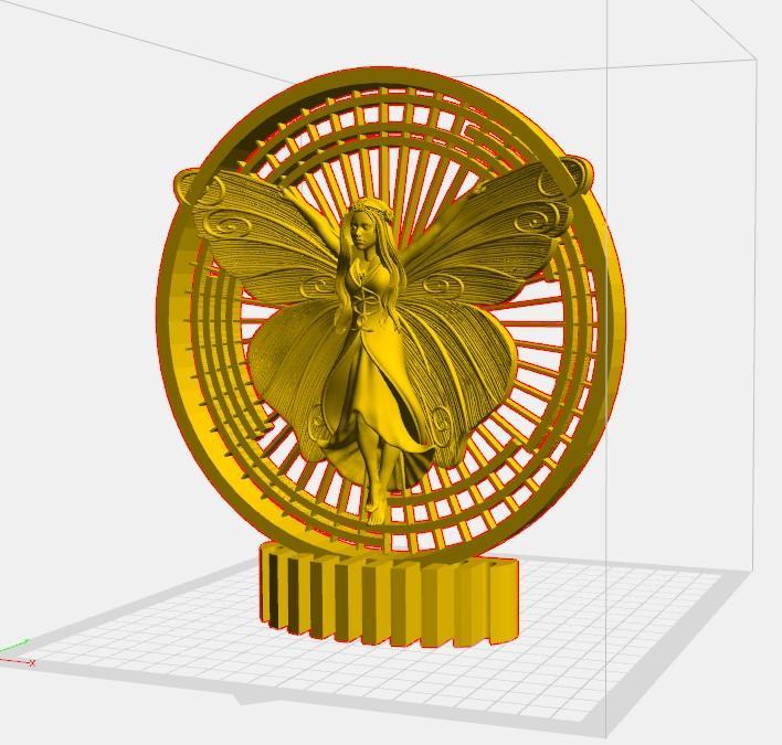 Fairy - P17 - Decor - Trinket - Quick Print Gift - 3D - NO SUPPORT