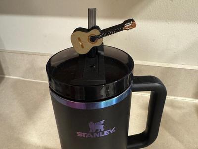 Acoustic Guitar Stanley Cup Straw Topper